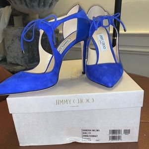Jimmy choo Vanessa 100, leather and suede